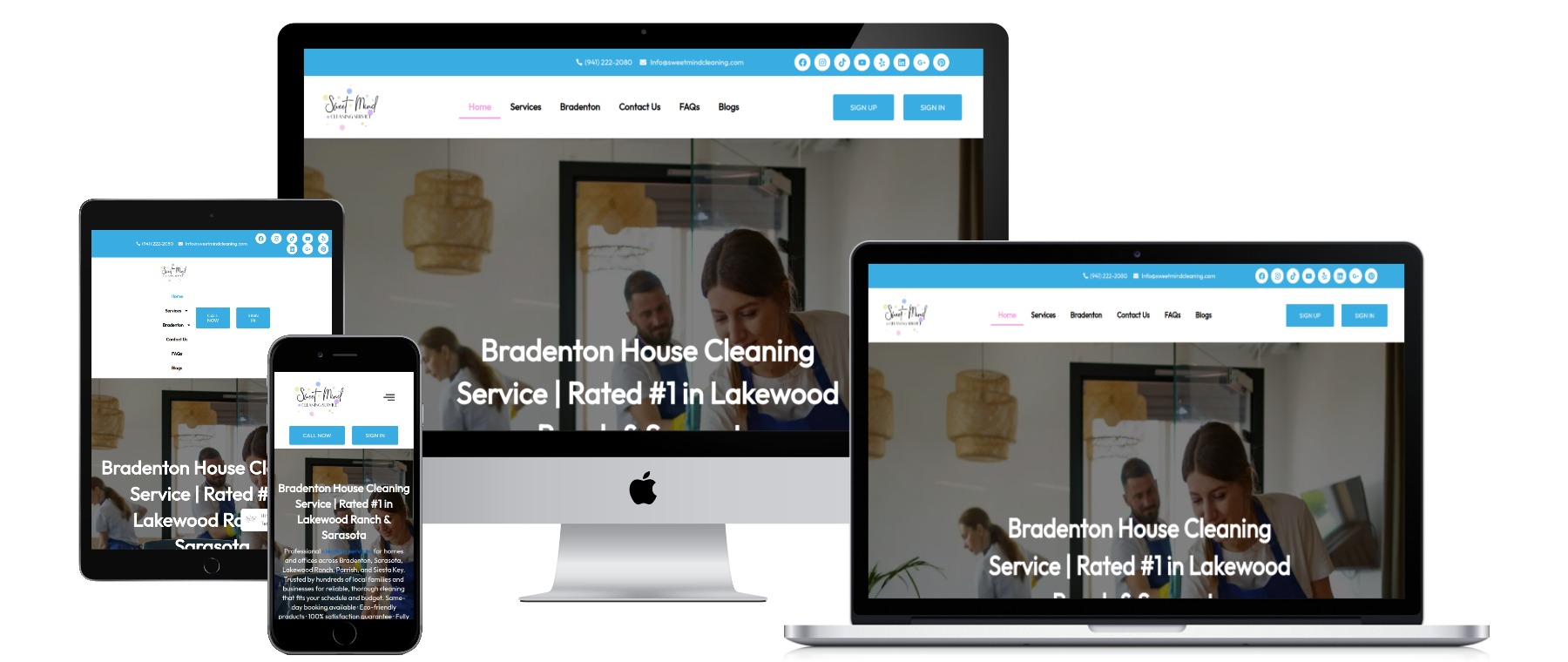 13 sweetmind cleaning services website