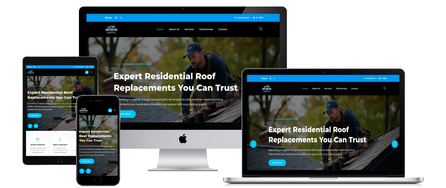 23 roofing website